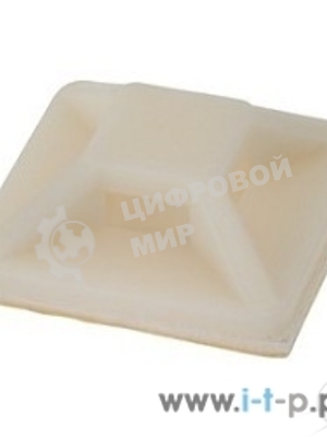 Площадка самоклеящаяся Rexant 25х25 мм, белая, упаковка 100 шт.