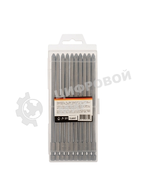 Бита Kranz PH2х150 мм для шуруповерта (упак. 10 шт.)