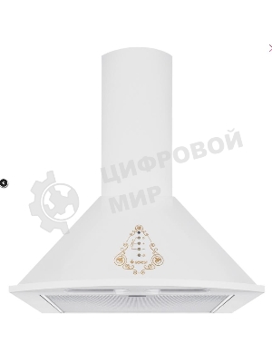 Вытяжка каминная Gefest ВО 1604 К82 белый, 60 см, 1000 куб. м/ч, 78 дБ