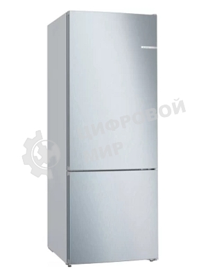 Холодильник Bosch KGN55VL21U нержавеющая сталь двухкамерный 375/105л морозилка снизу, No Frost