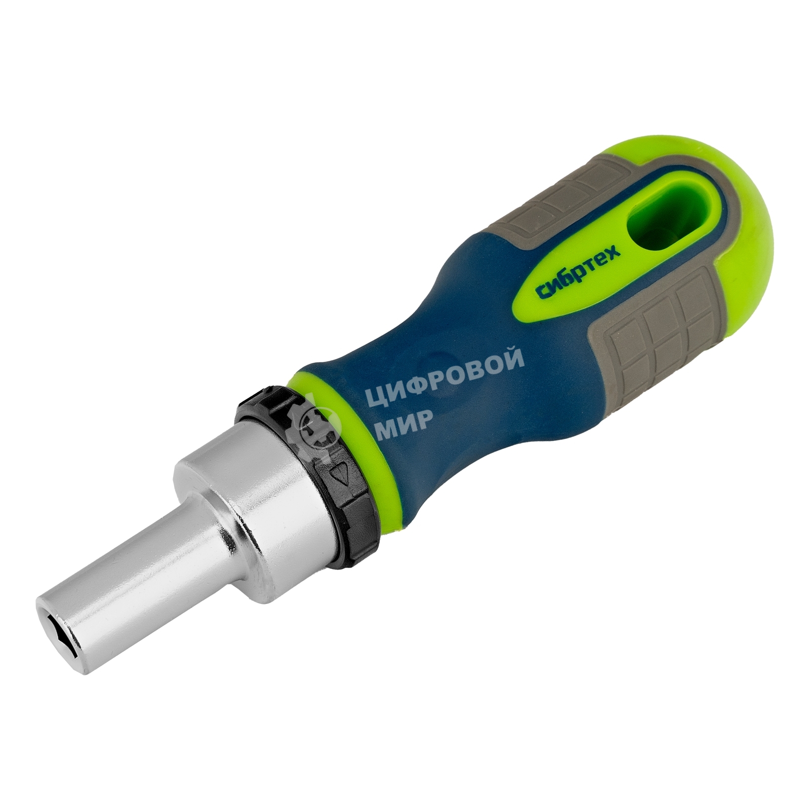 Отвертки Сибртех реверсивные с набором бит и торцевыми головками, 41 шт