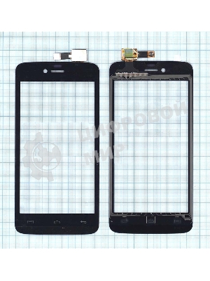 Сенсорное стекло (тачскрин) для Explay Air, черное