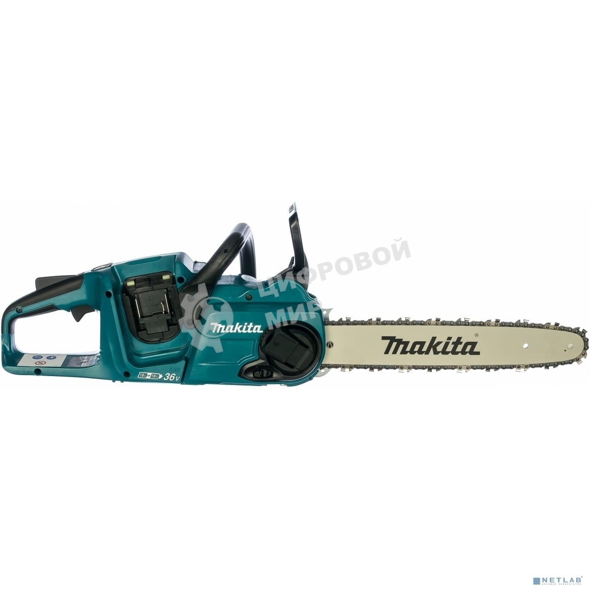 Пила цепная Makita DUC353Z 36В 2х18В LI-ION шина-35 см шаг-3/8