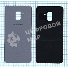 Задняя крышка для Samsung A730F Galaxy A8 Plus (2018) серебристый