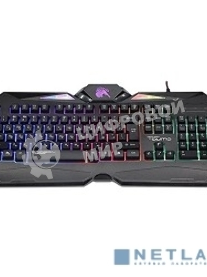 Клавиатура Qumo Dragon War Spirit проводная, USB Type-A, чёрный