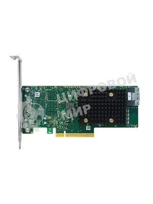 Адаптер SAS 9500-8i SGL (05-50077-03) PCIe v4 x8 LP, Tri-Mode SAS/SATA/NVMe 12G HBA, 8port(2*int SFF8654), 3808 IOC
