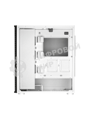 Компьютерный корпус PCCooler IE200 WH, Tempered Glass Full Tower, белый, TG, SPCC, 1x120мм ARGb E-ATX, ATX, mATX, mITX 180/380/220мм 4x2.5