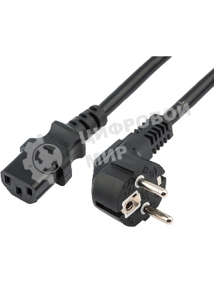 Шнур сетевой Rexant СЕЕ 7/7 (Schuko) – IEC 320 C13 3x1,0мм², длина 3м