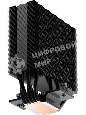 Кулер для процессора PCCooler RT500 Digital черный 120мм алюминий+медь 2200rpm 32db 4-pin 240W