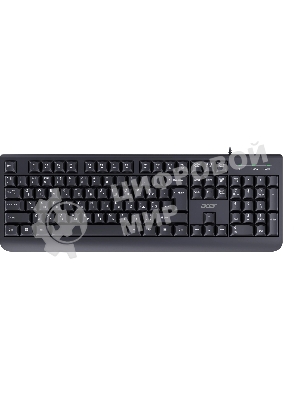 Комплект клавиатура+мышь Acer OCC400 проводной, USB, 2000 DPI, черный