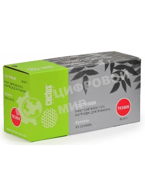 Картридж лазерный Cactus CS-TK580K черный (3500 стр.) для Kyocera FS-C5150DN