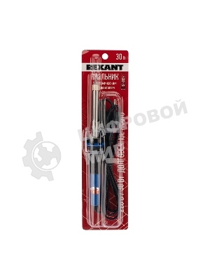 Паяльник Rexant, керам.нагреватель, долговечное жало, 30 Вт, 230 В, серия 