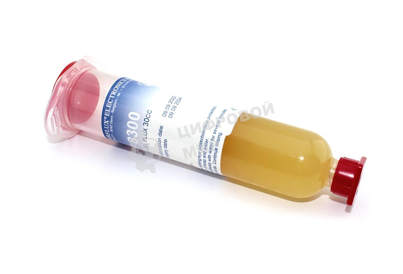 Флюс-гель Interflux IF-8300 безотмывочный, 30 мл.