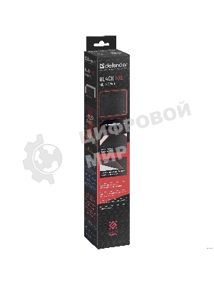 Игровой коврик Defenderчерный XXL 400x355x3 мм, ткань+резина