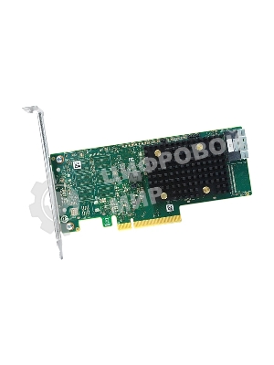 Адаптер SAS 9500-8i SGL (05-50077-03) PCIe v4 x8 LP, Tri-Mode SAS/SATA/NVMe 12G HBA, 8port(2*int SFF8654), 3808 IOC