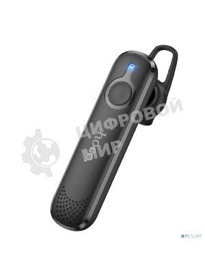 Моно-гарнитура Hoco E63 черный, внутриканальный (моно), Bluetooth, заушное крепление, до 10 ч