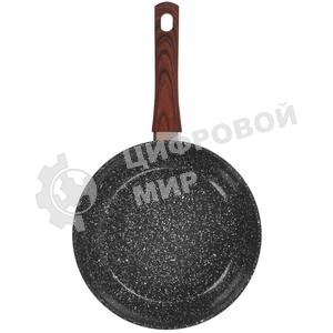 Сковорода RASHEL R-6622 а/п покрытие, 22 см, индукция, корич. гранит