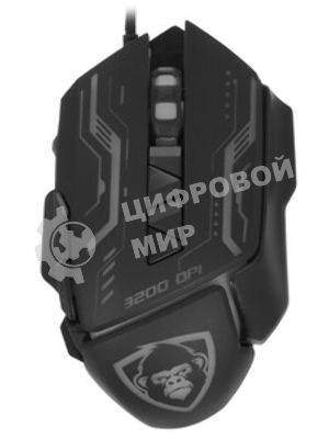 Мышь проводная RITMIX ROM-363 черный