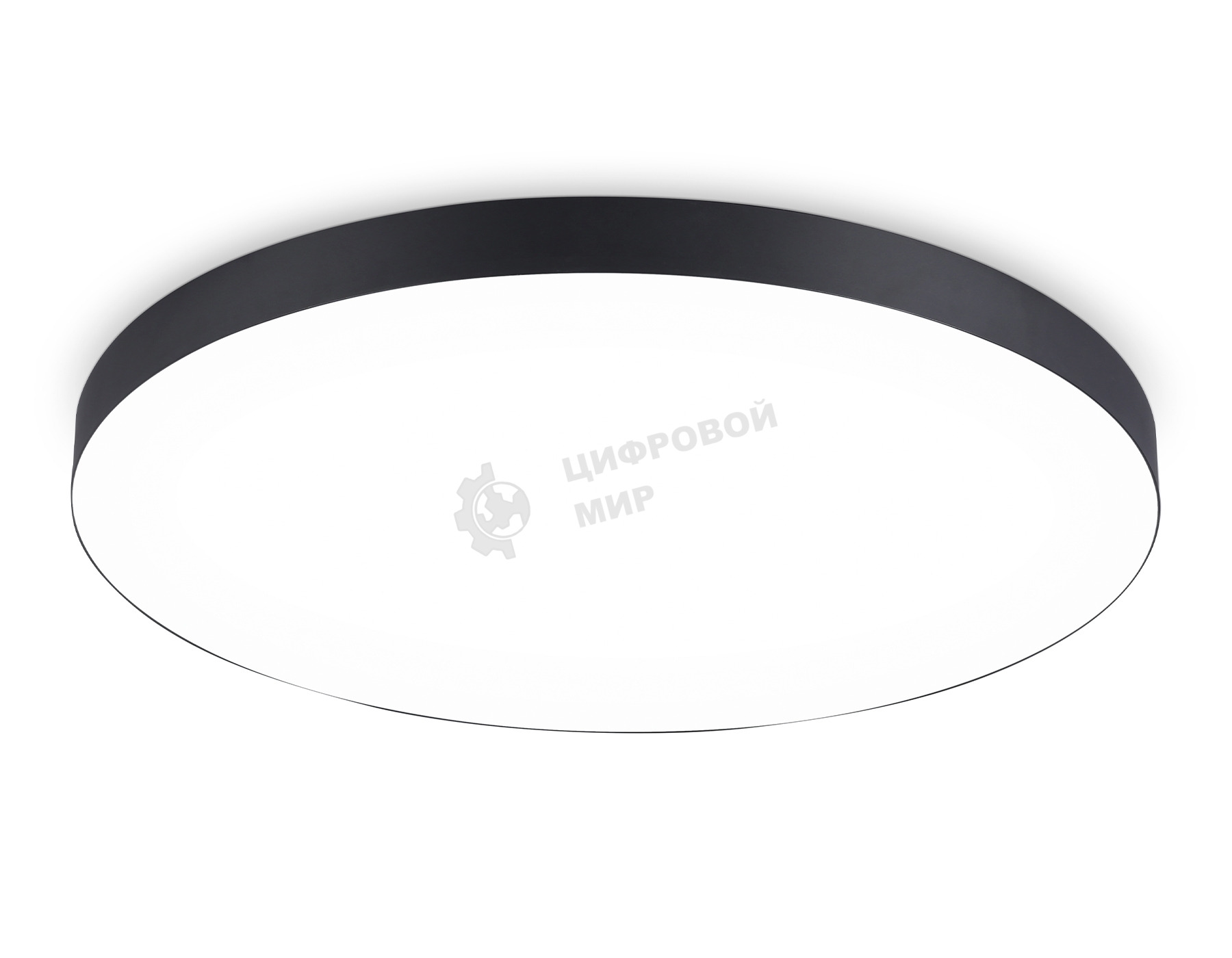 Потолочный светодиодный светильник Ambrella light FV5542 BK черный LED 130W 4200K D800*58 (Без ПДУ)