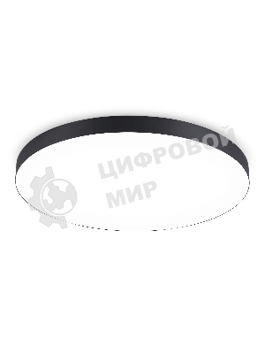Потолочный светодиодный светильник Ambrella light FV5542 BK черный LED 130W 4200K D800*58 (Без ПДУ)