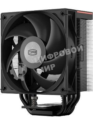 Кулер для процессора PCCooler RT500 Digital черный 120мм алюминий+медь 2200rpm 32db 4-pin 240W