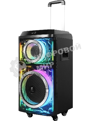 Колонка портативная Ural 103 черный 1200W 1.1 BT/3.5Jack/USB-C 15м 7000mAh