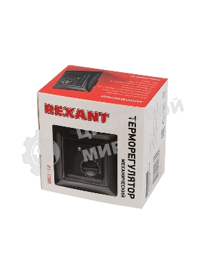 Терморегулятор механический Rexant RX-308B черный (совместим с Legrand серии Valena)