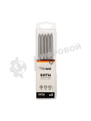Бита Kranz PH2х127 мм для шуруповерта (упак. 5 шт.)