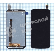 Дисплей для Alcatel Pop S7 7045Y черный