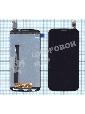 Дисплей для Alcatel Pop S7 7045Y черный