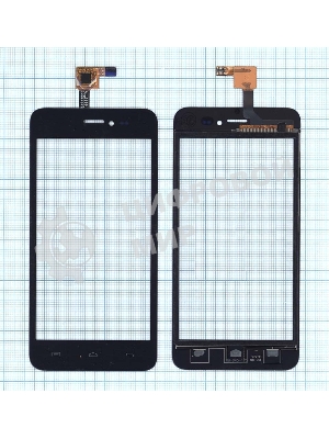 Сенсорное стекло (тачскрин) для Explay Craft, черное