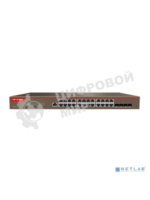 Коммутатор управляемый в стойку, 24*1Gbit RJ45, 4*SFP 10Gbit, console port IP-COM G5328X