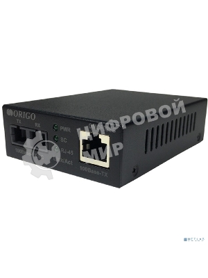 Медиаконвертер 100Base-TX/100Base-FX (SC), 1310 нм, многомод, до 2 км