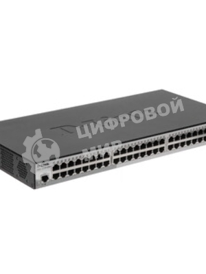 Коммутатор D-Link DGS-1510-52XMP/A2A, 48×1 Гбит/с + 4×10 Гбит/с SFP+, управляемый