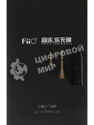 Проводные наушники FiiO FT3 350 Ом черный, полноразмерные, Jack 3.5/4.4/6.35/XLR