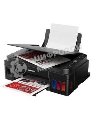 МФУ струйное Canon PIXMA G3410 (2315C009), A4, цветное, печ. 8.8 стр/мин (ч/б) 5 стр/мин (цвет), скан. до 19 стр/мин., 4800x1200 dpi (принтер) 1200х600 dpi (сканер), USB, Wi-Fi