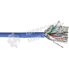Кабель информационный Lanmaster LAN-5EFTP-PT-LSZH-BL cat.5e FTP 4 пары 26AWG LSZH внутренний 305м синий