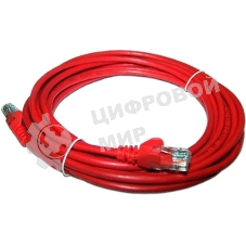 Патч-корд Lanmaster LSZH UTP кат.5e, 0.5 м, красный