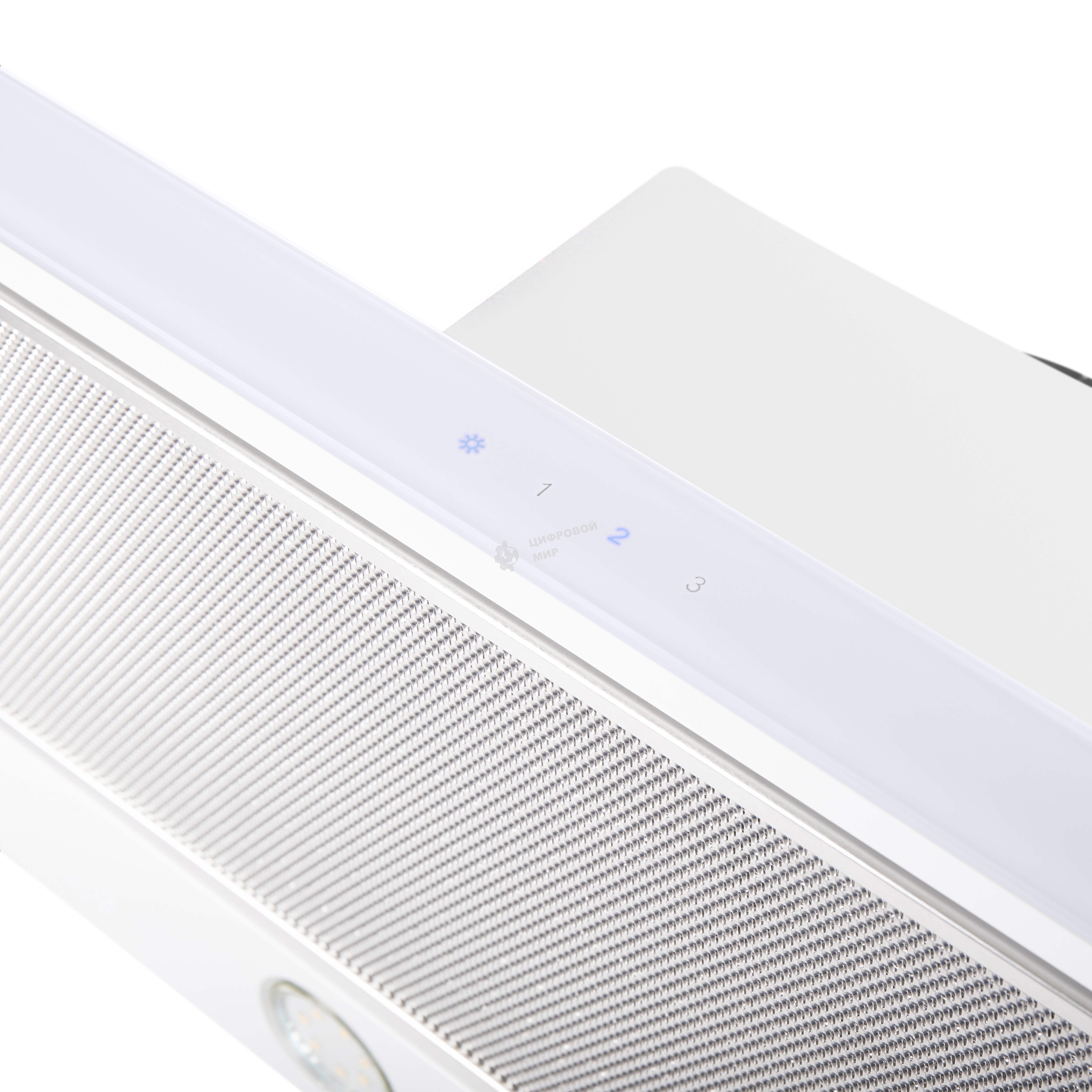 Вытяжка встраиваемая Maunfeld Ouse Touch Glass 60 белый, 60 см, 750 куб. м/ч, 48 дБ