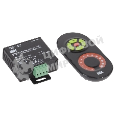 Контроллер с ПДУ радио MONO 1 канал 12В 10А 120Вт черный IEK LSC1-MONO-120-RF-20-12-B