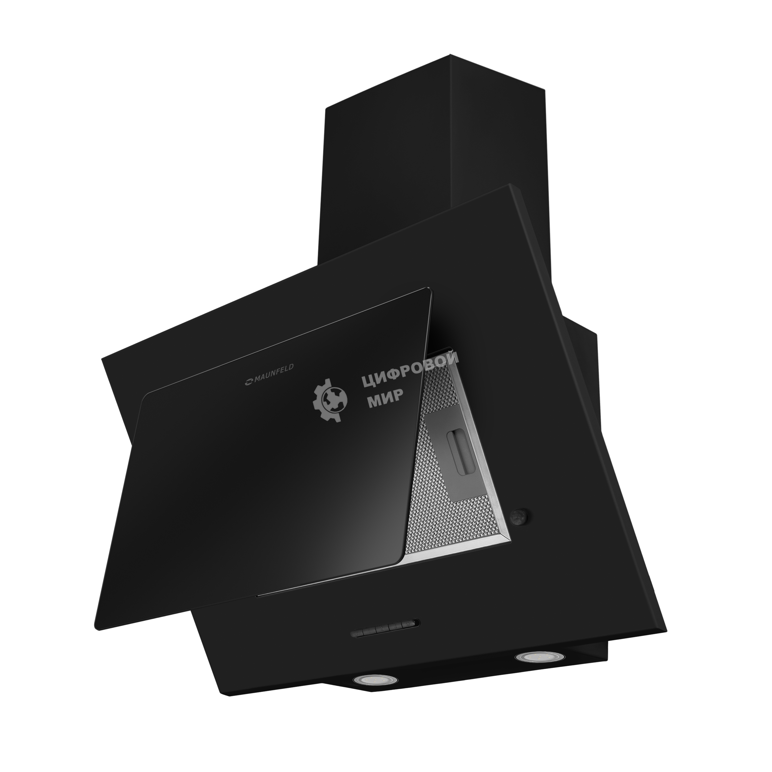 Вытяжка наклонная Maunfeld Tower A 60 черный, 60 см, 650 куб. м/ч, 66 дБ