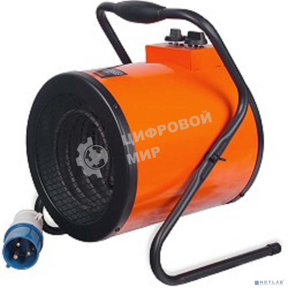 Электрокалорифер PATRIOT PT-R 5 633307265 (Мощность по ступеням 3.0/4.5 кВт, поток воздуха 420м3/час, вес 7кг)