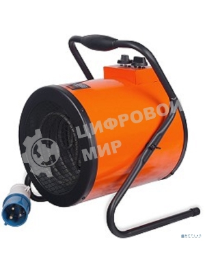 Электрокалорифер PATRIOT PT-R 5 633307265 (Мощность по ступеням 3.0/4.5 кВт, поток воздуха 420м3/час, вес 7кг)