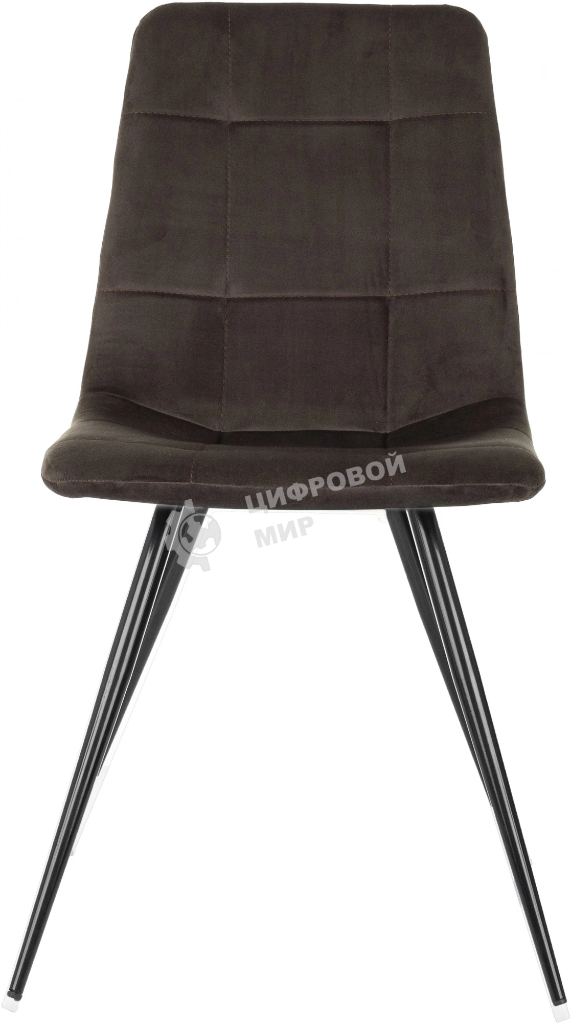 Стул для дома Бюрократ CH-K1_4 комплект 4 шт. коричневый Holland 74 металл черный на ножках