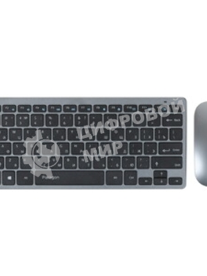 Комплект клавиатура+мышь Qumo Paragon K15/M21 беспроводной, USB, 1600 DPI, черный