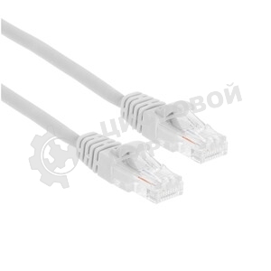 Шнур коммутационный Rexant патч-корд, U/UTP RJ45-RJ45 cat.5e, PVC, серый, 0,5м