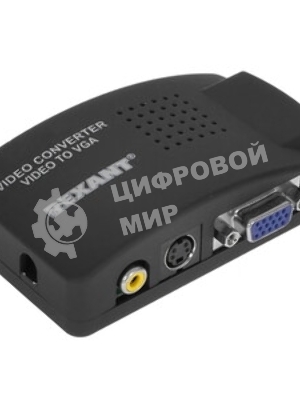 Конвертер Rexant BNC\RCA + S-video на VGA (в комплекте переходник гн. BNC – шт. RCA)