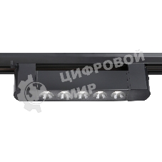 Трековый однофазный светильник Ambrella light GL6703 BK черный IP20 10W 4200K 24° 192*35*57