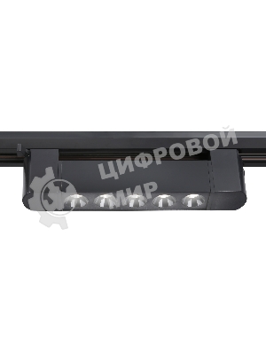 Трековый однофазный светильник Ambrella light GL6703 BK черный IP20 10W 4200K 24° 192*35*57