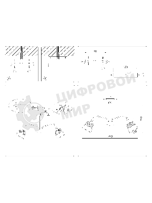 Светильник Ambrella light TR4740/3 BK/LW черный/светлое дерево E27/3 max 40W D760*350